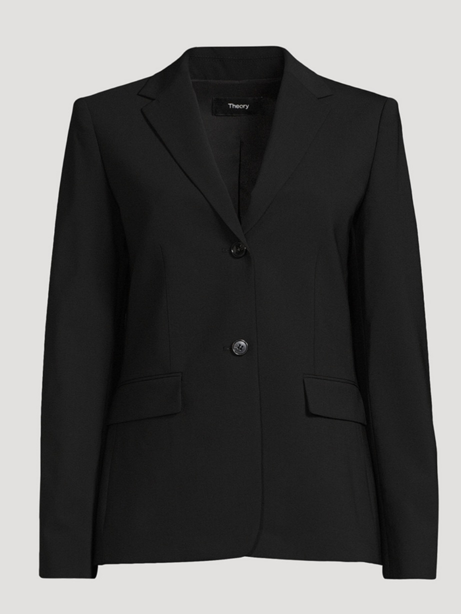 Theory - Good Wool Slim Blazer - Size 2